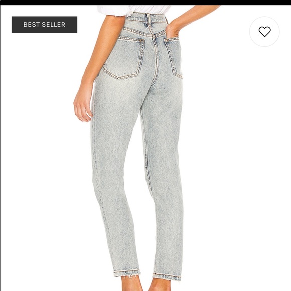 WeWoreWhat The Danielle High Rise Straight Jean - Picture 3 of 4